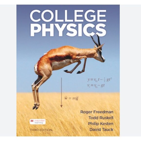 Macmillan Learning College Physics 3rd Edition Loose Leaf Textbook BRAND NEW - Picture 1 of 4